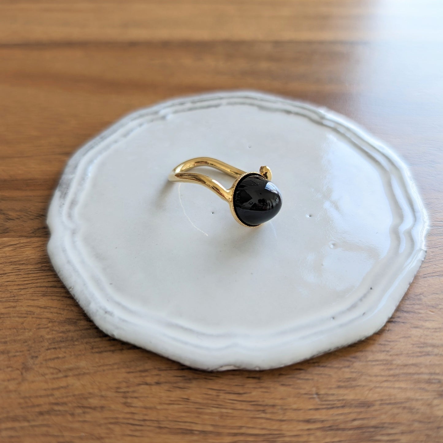 【予約販売】ブラック ヴィンテージ リング