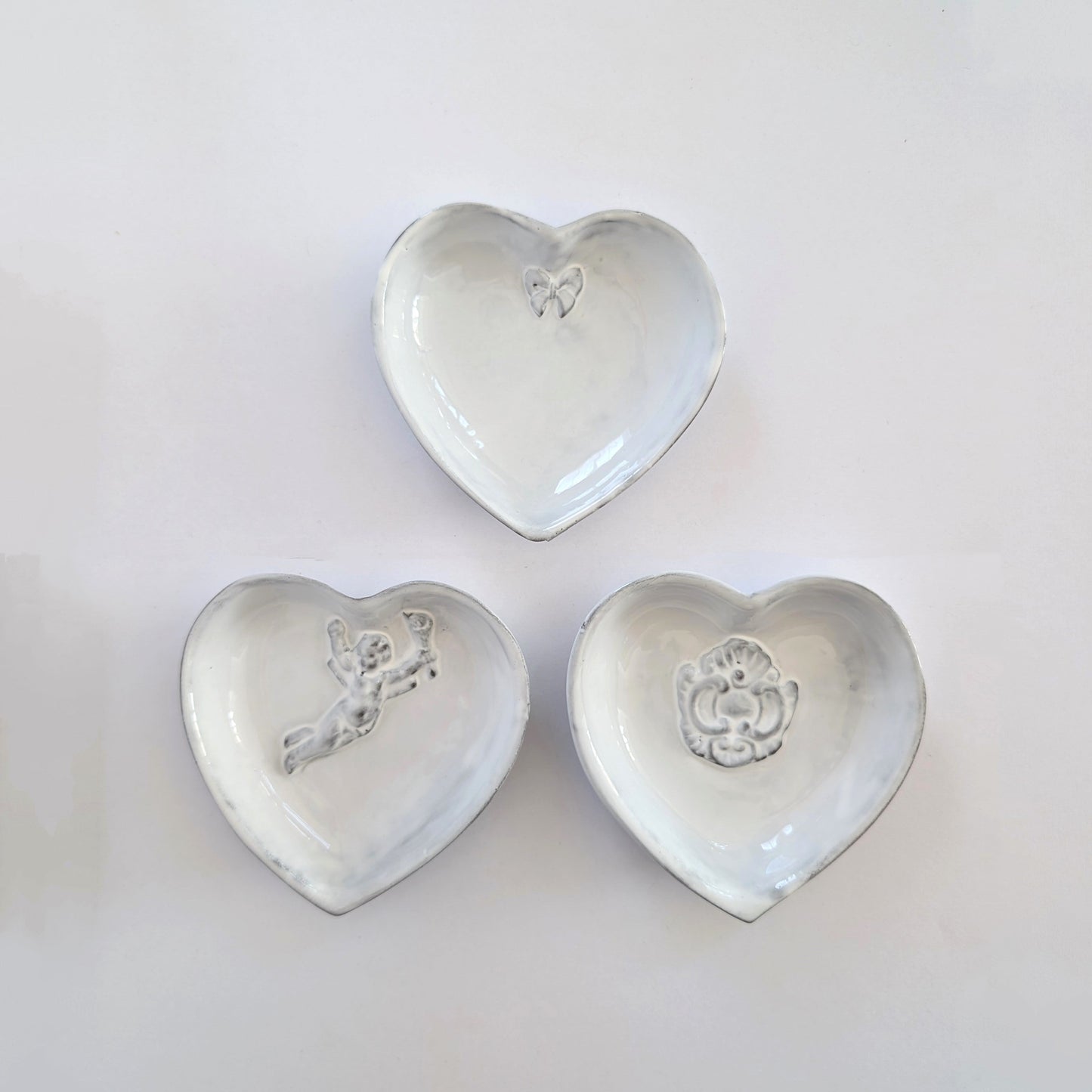 キャロン プレート ハート型 Charles