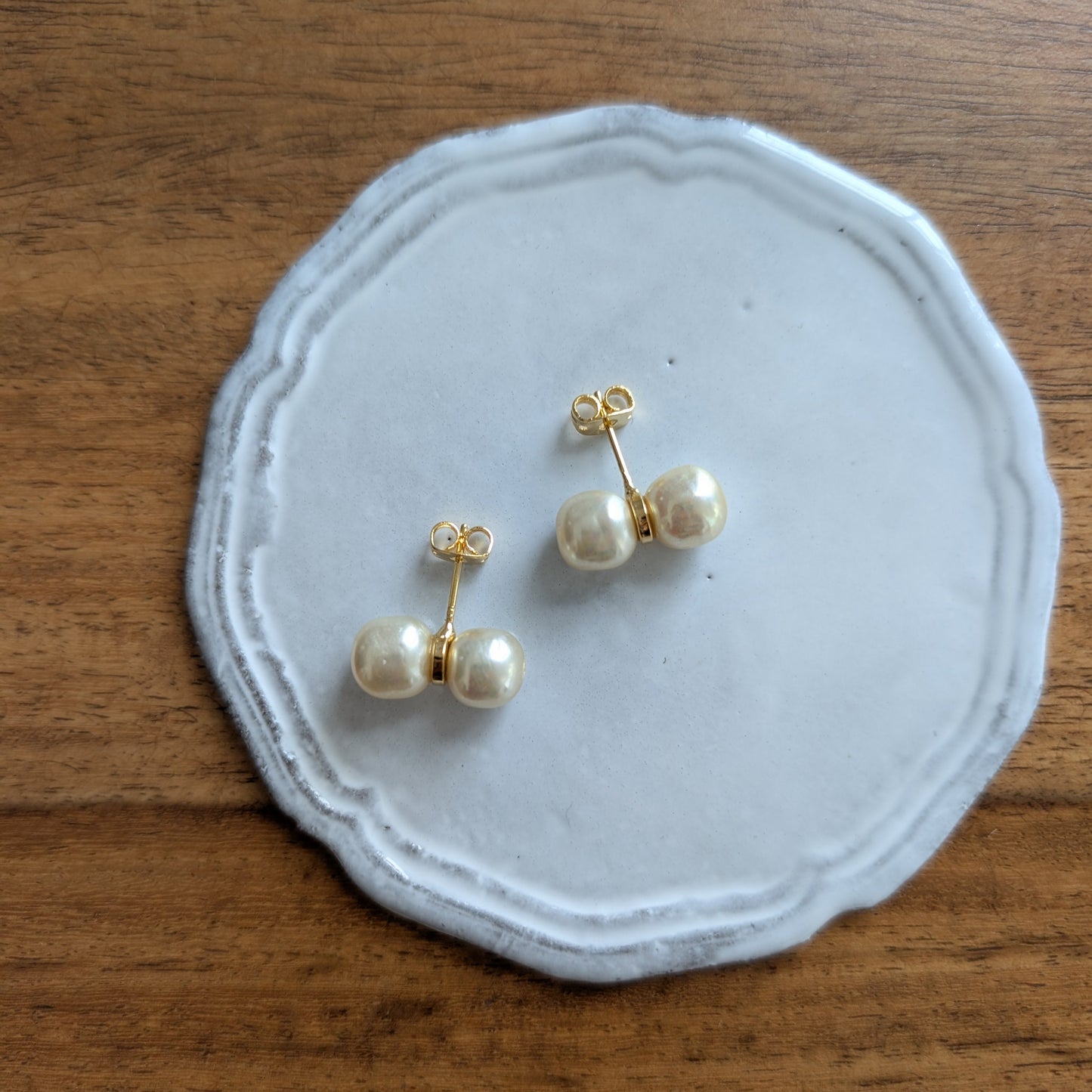 【予約販売】リボンパール ピアス