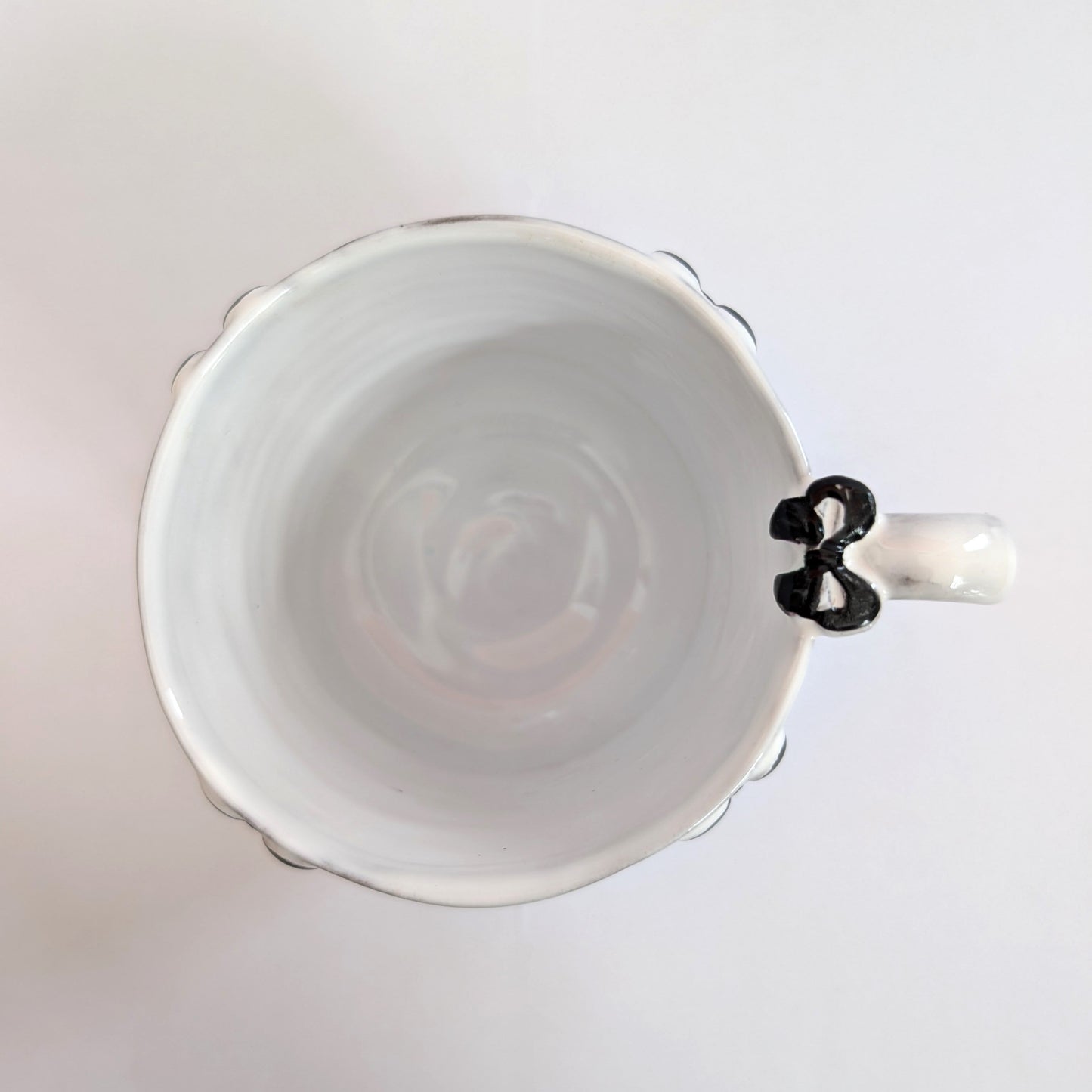 キャロン マグ リボン ブラック Nœud-Nœud（M）