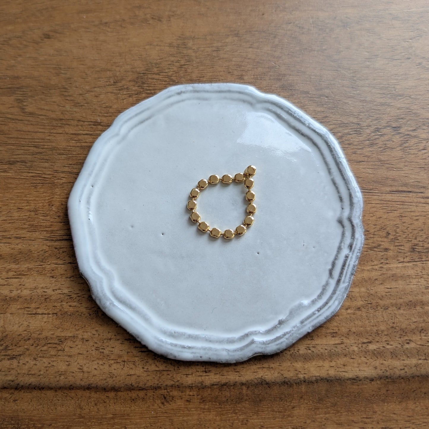 つぶつぶとんがり帽子リング