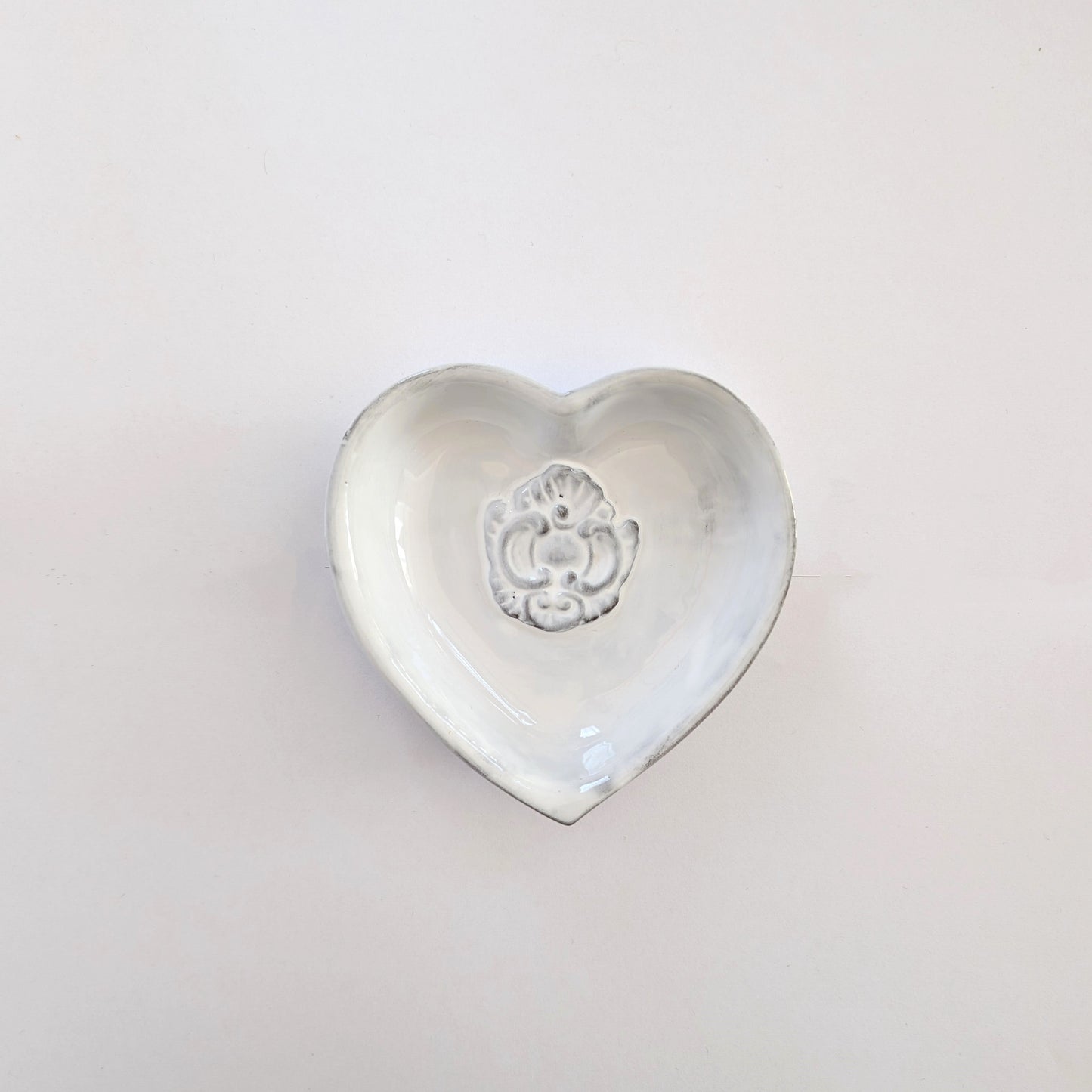 キャロン プレート ハート型 Charles